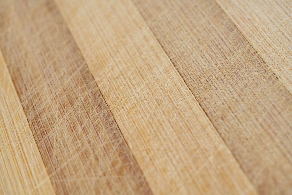 Parquet en chêne brut avant finition